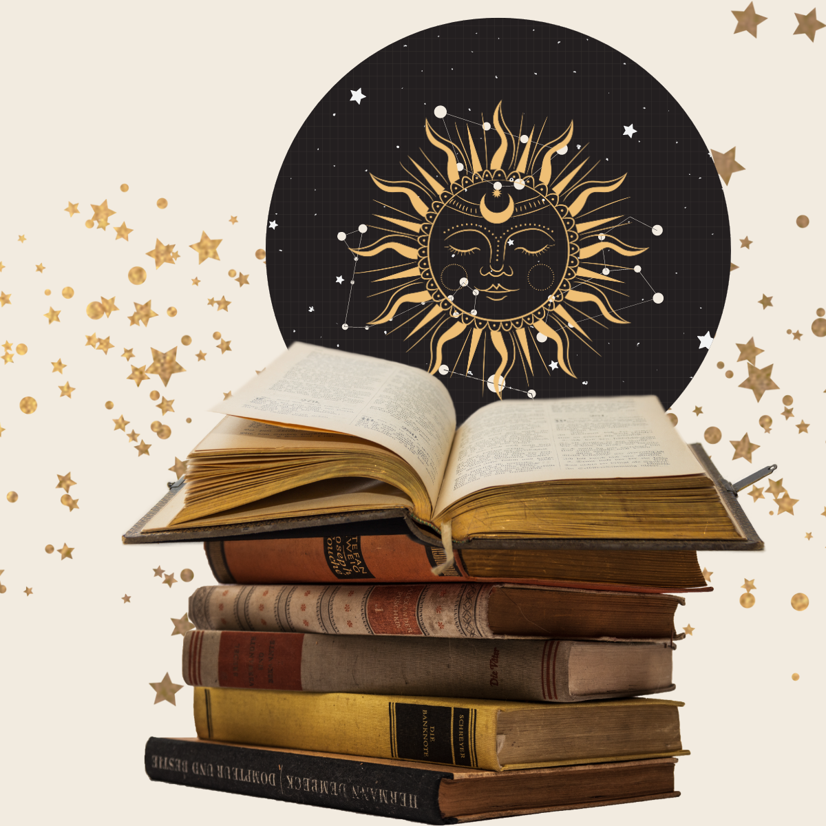 Corso di Astrologia Online — libri e simboli astrologici
