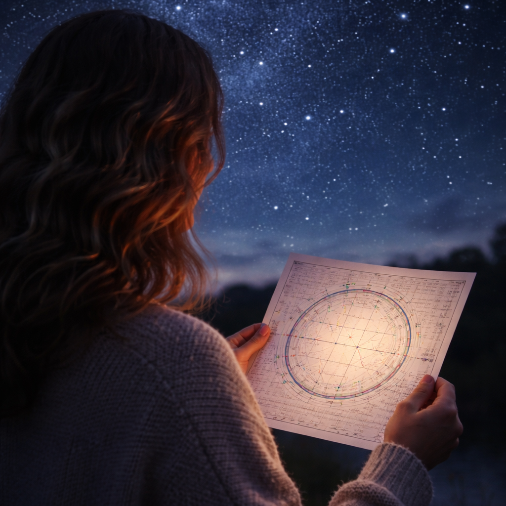 Osservare il cielo con il proprio Tema Natale — Lettura del Tema Natale