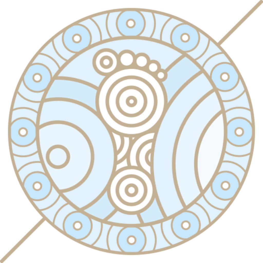 Logo ufficiale della Riflessologia Plantare Armonica® (R.P.A.®), metodo ideato da Loredana Leonforte con simbolo del piede armonico.