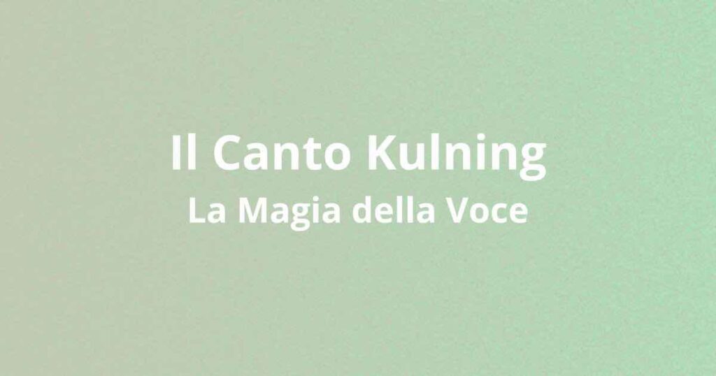 Copertina dell'articolo dedicato al canto Kulning, l'antica tecnica vocale scandinava utilizzata per richiamare gli animali e comunicare nella natura.
