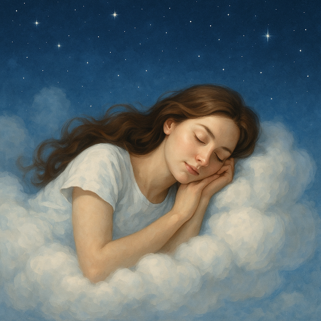 Donna che dorme utilizzata per promuovere il webinar gratuito Fiori di Bach e interpretazione dei sogni