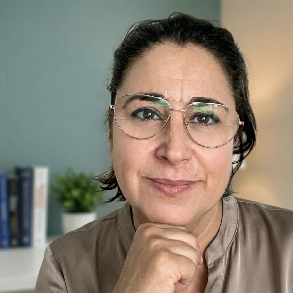 Ritratto di Loredana Leonforte, farmacista olistica, astrologa e insegnante di astrologia consapevole, Fiori di Bach e riflessologia plantare r.p.a®